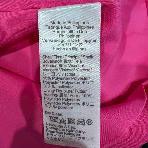 J.Crew Factory high-shine pink double-breasted blazer 8P petite NWT - Picture 8 of 9